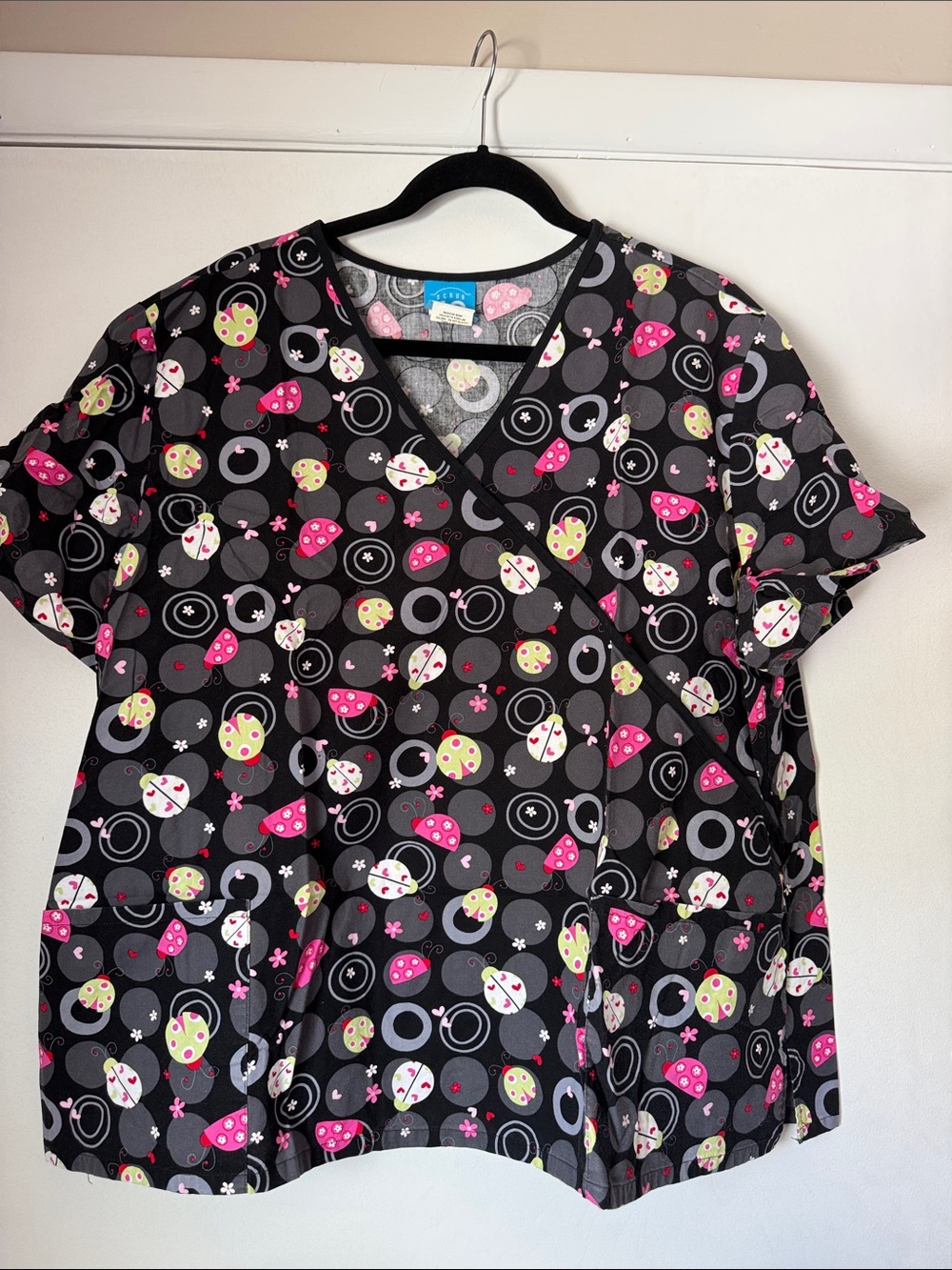 Scrub HQ Women’s Ladybug Scrub Top